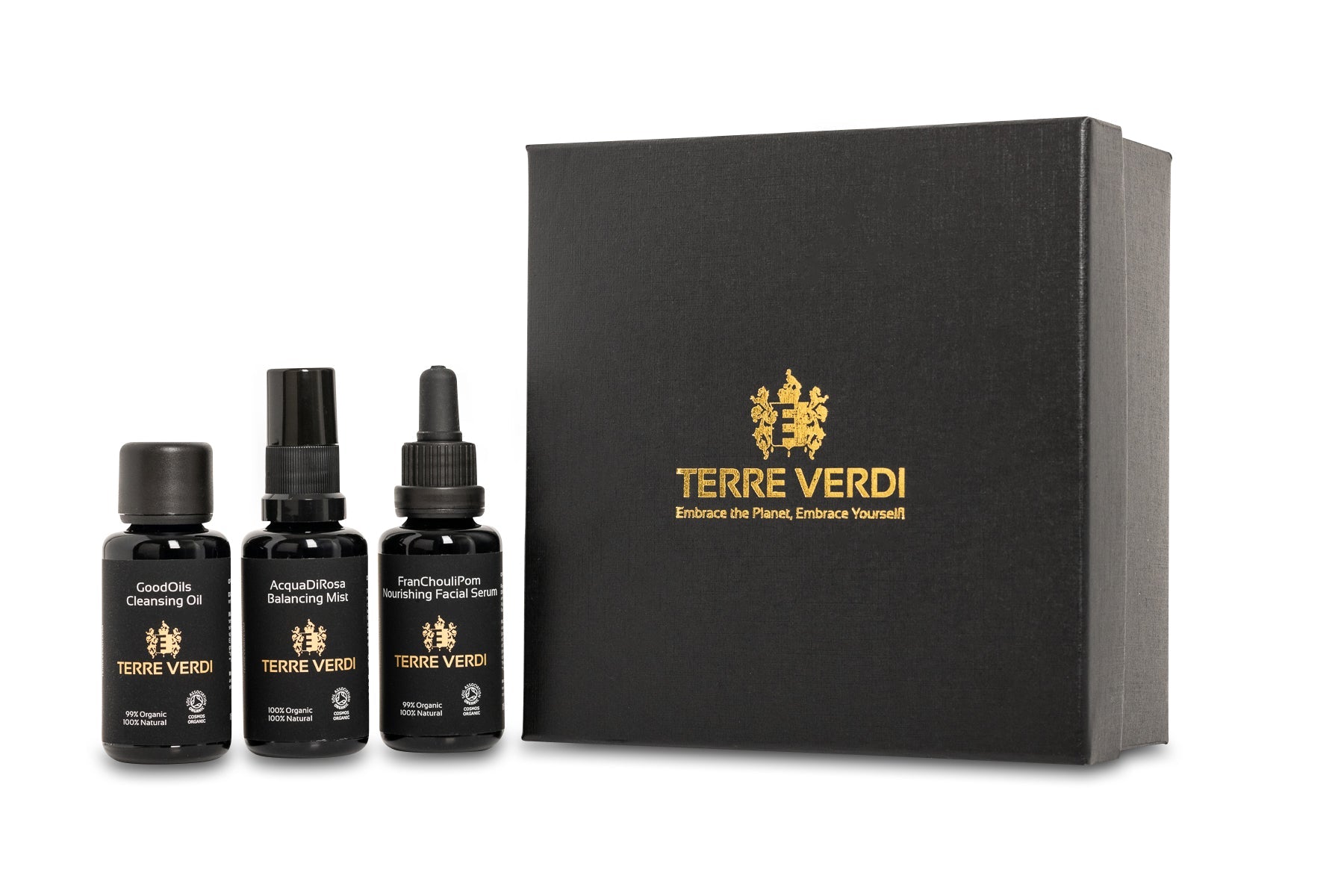 The 3-Step Routine Box — Organic Facial Gift Set