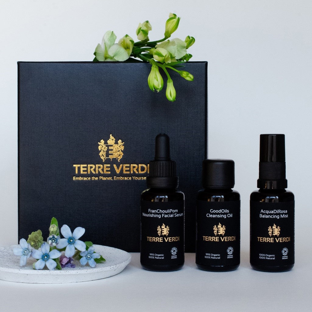 The 3-Step Routine Box — Organic Facial Gift Set